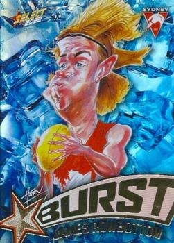 2022 Select AFL Footy Stars - Starburst Caricature - Ice #SBi64 James Rowbottom Front